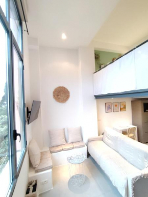 35m2, luminous loft close to the beach